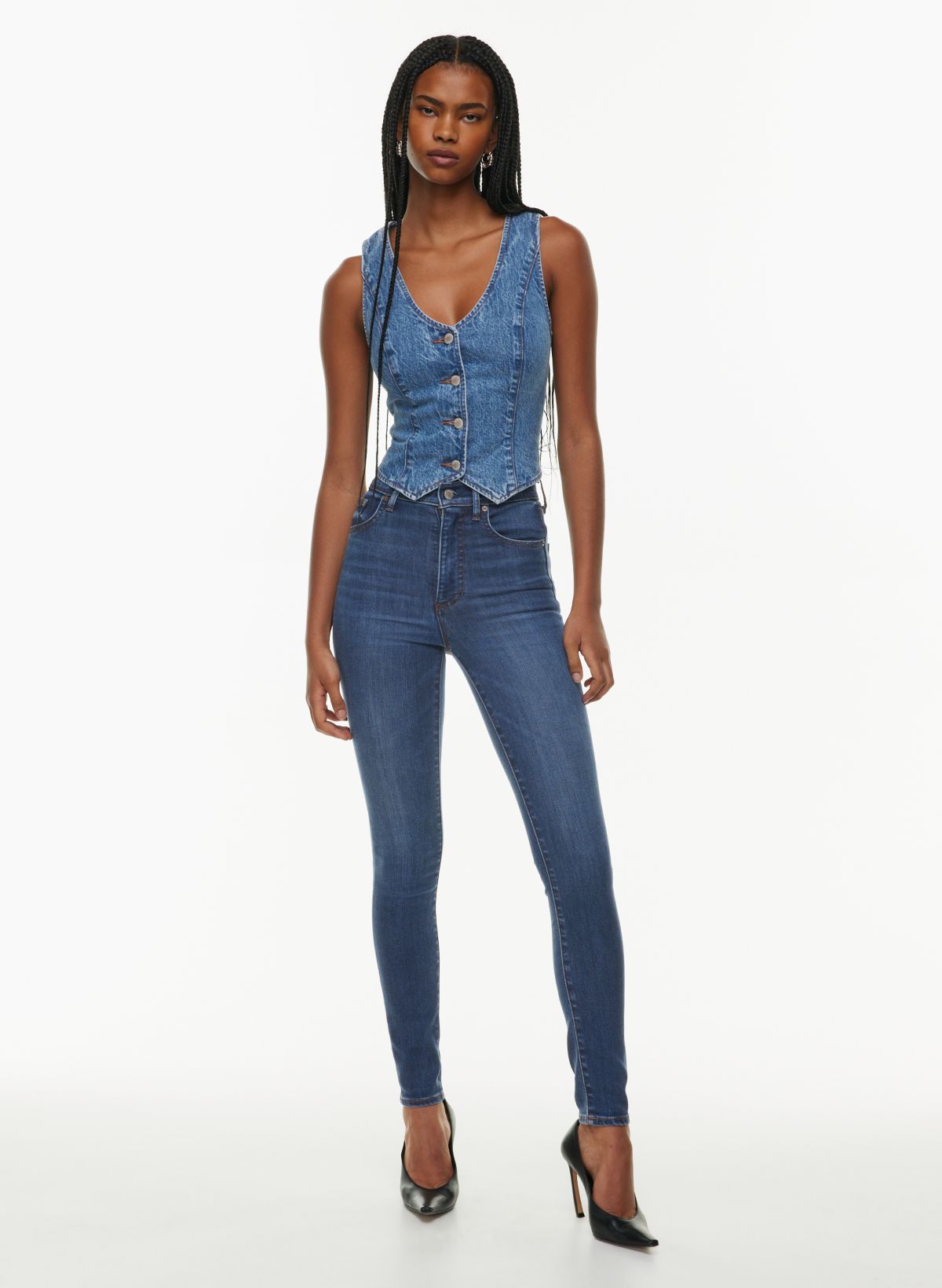 Denim Forum THE LOLA HI-RISE SKINNY JEAN