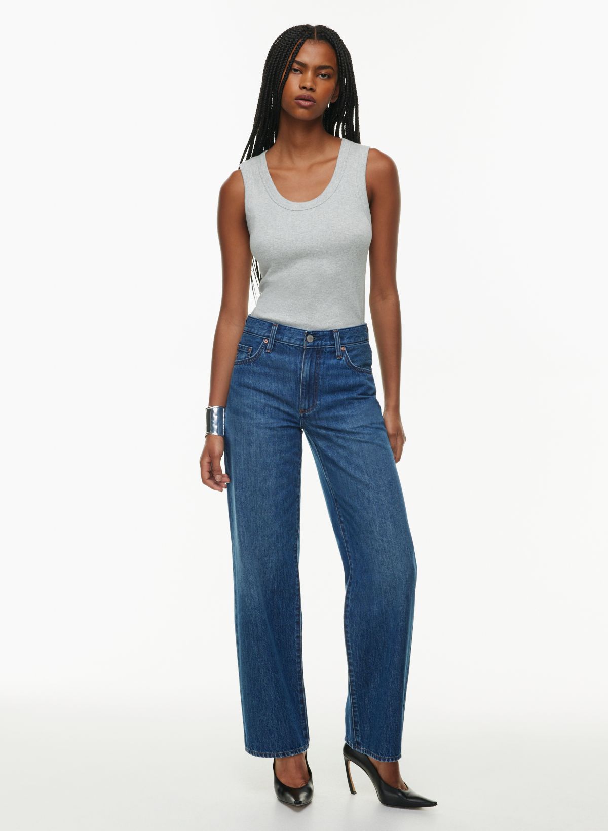 Low Rise Wide Jean