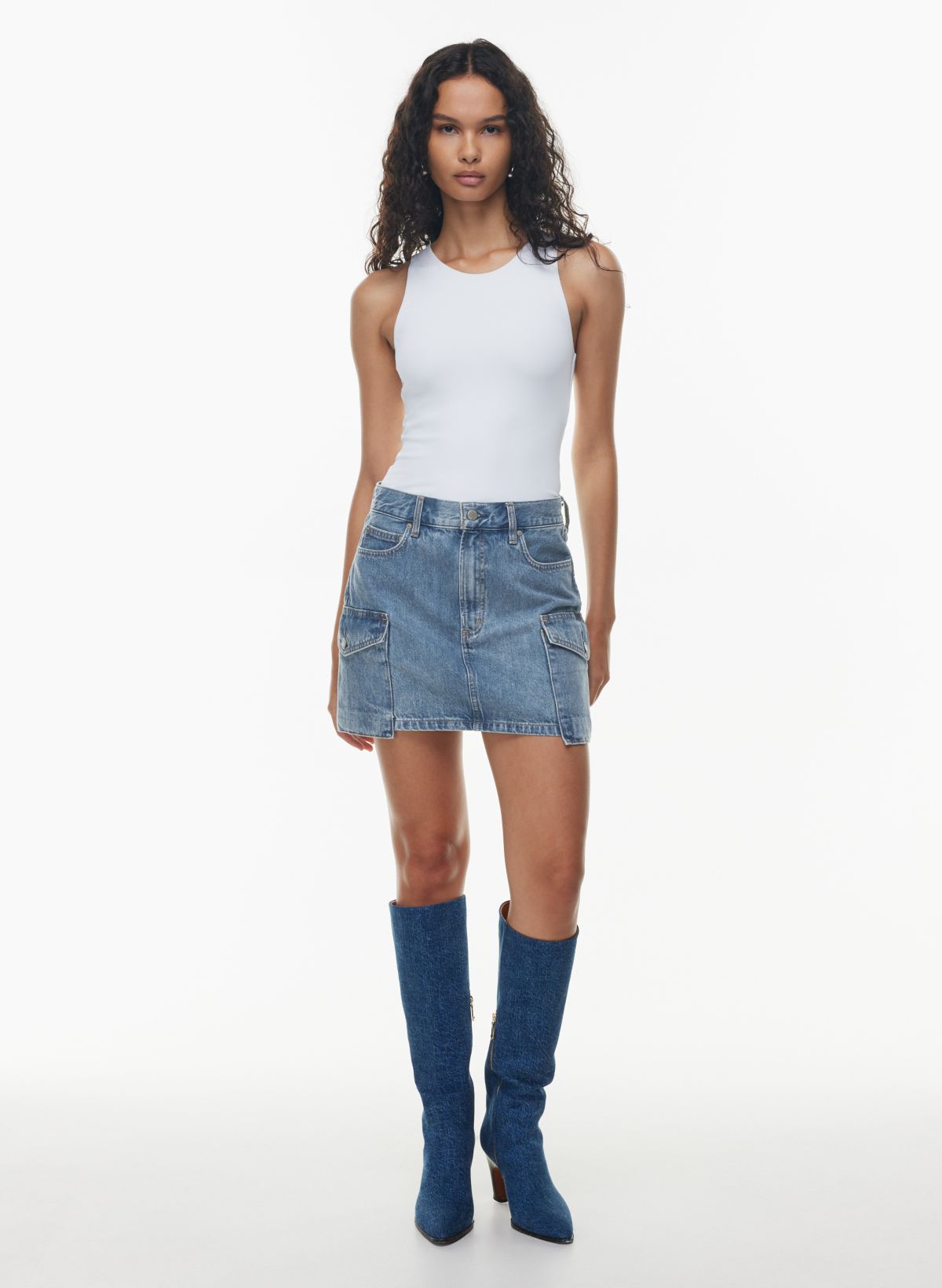 Aritzia best sale jean skirt