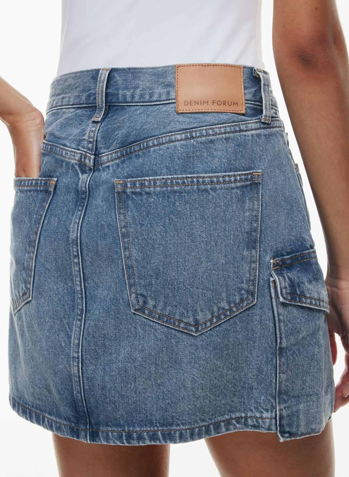 Aritzia best sale denim skirt