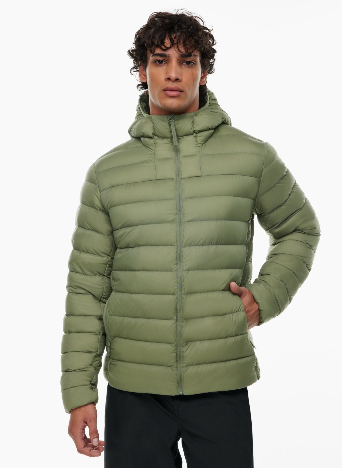 Hooded mens puffer online jacket