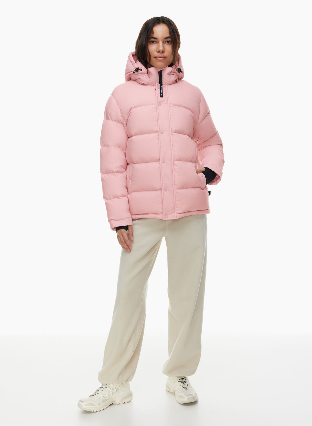 Aritzia store pink puffer