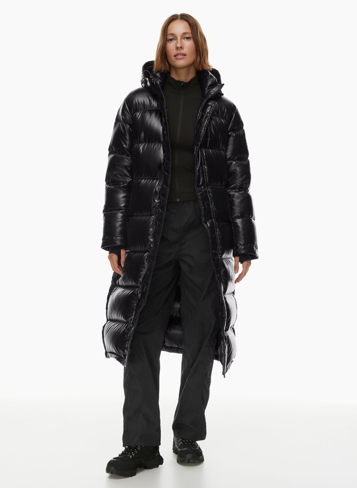 Aritzia black Matte - The Super Puff™ Long style Down Coat Jacket