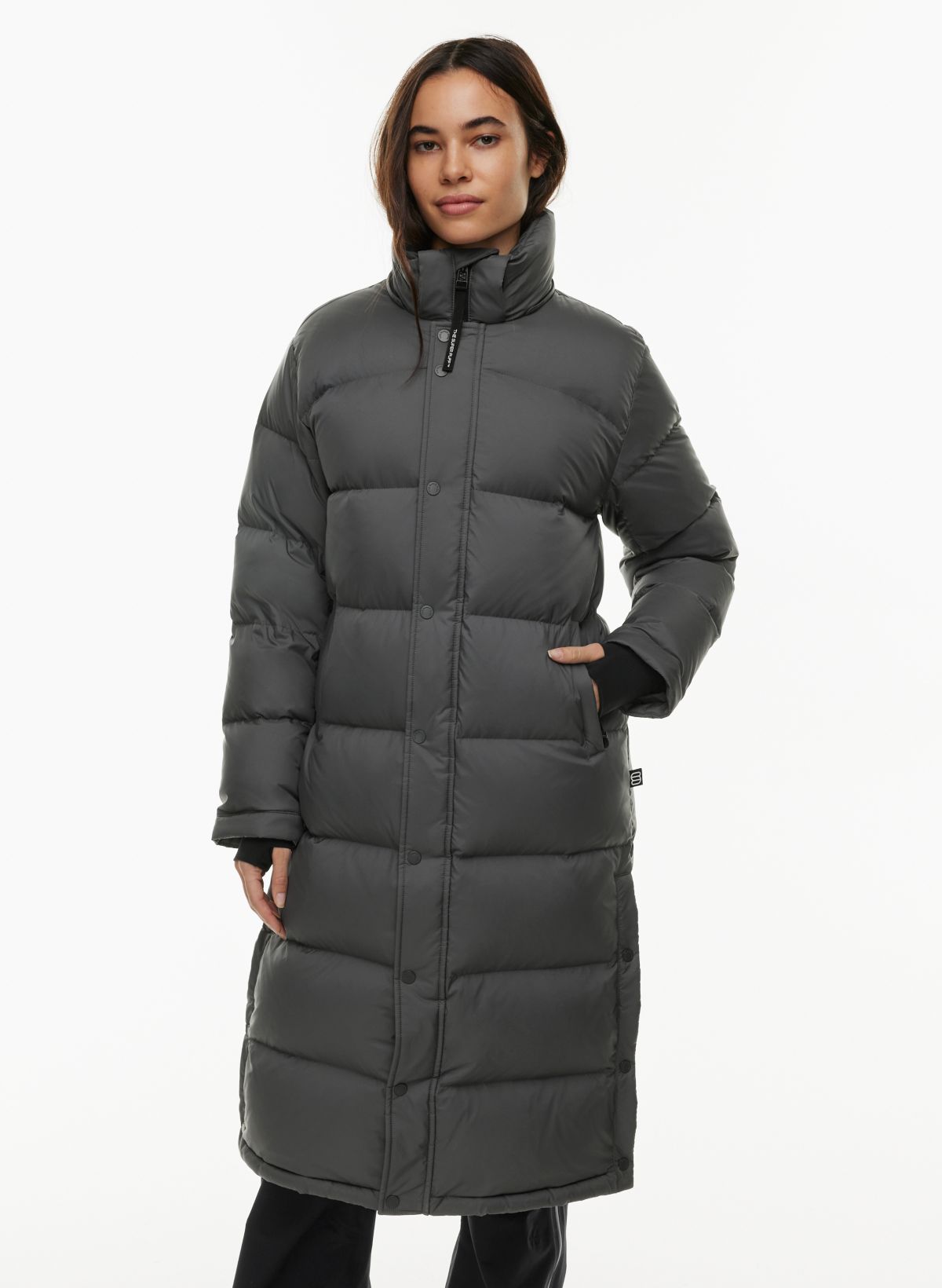 Aritzia puffer shop jacket long