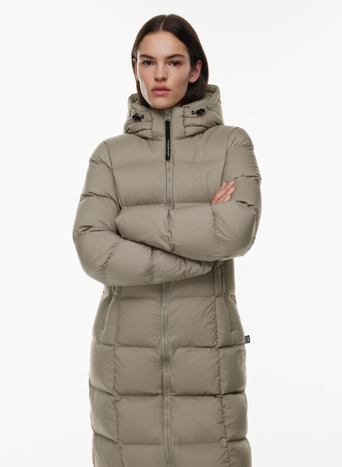 Aritzia long puffer on sale jacket