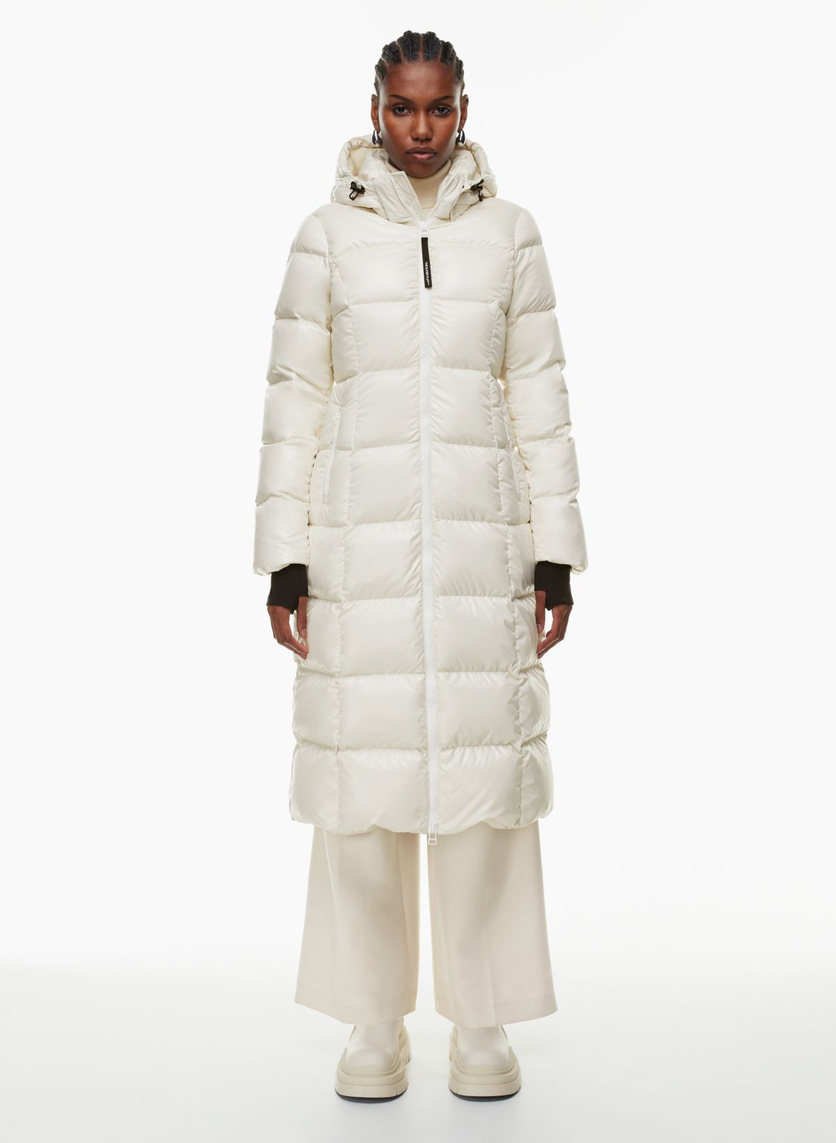 Full length down puffer on sale coat