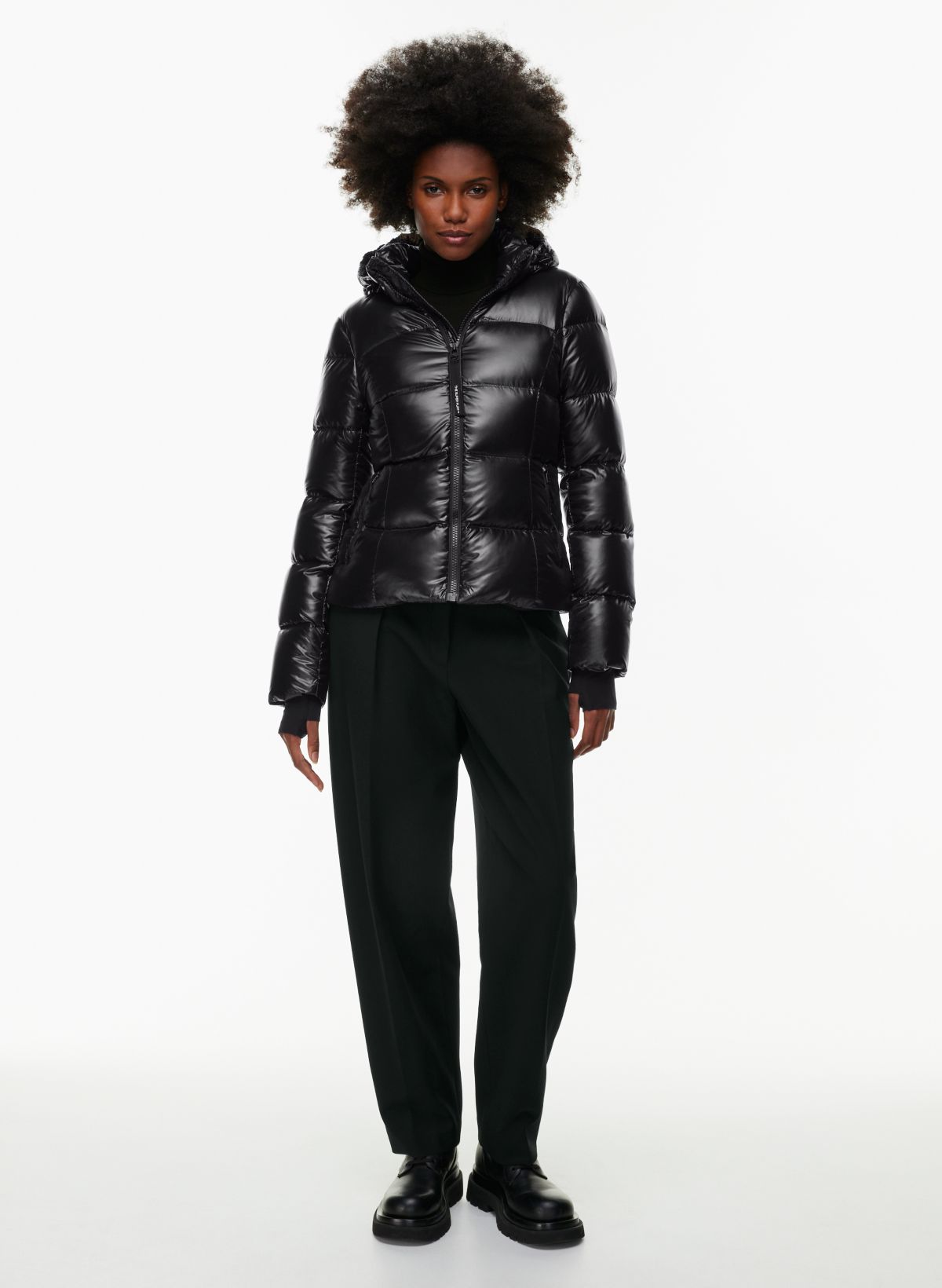 Black puffer 2024 jacket aritzia