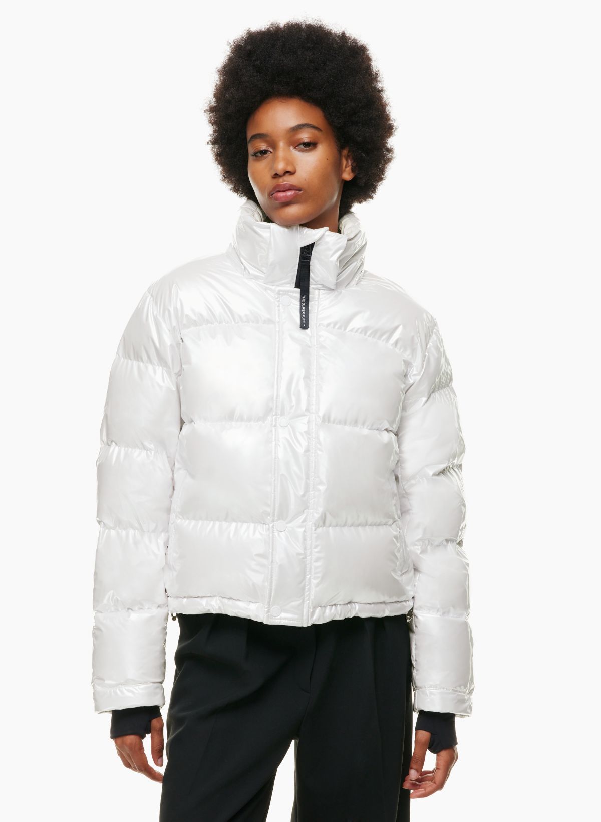 Glossy Sleeveless Puffer Jacket - Women - Ready-to-Wear