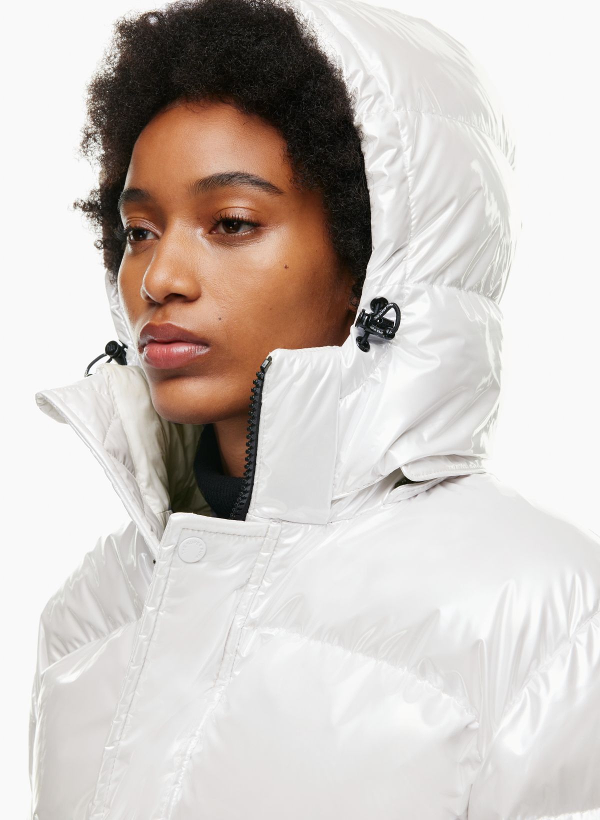 Puffy raincoat clearance