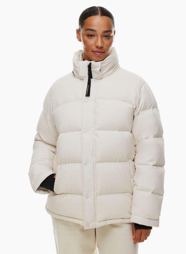 I Love This Short Wrap Puffer Coat That's on Sale at