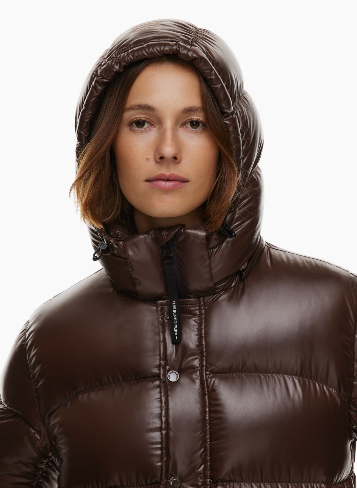 Lucky Brand Taupe Pillow Puffer Coat, Best Price and Reviews