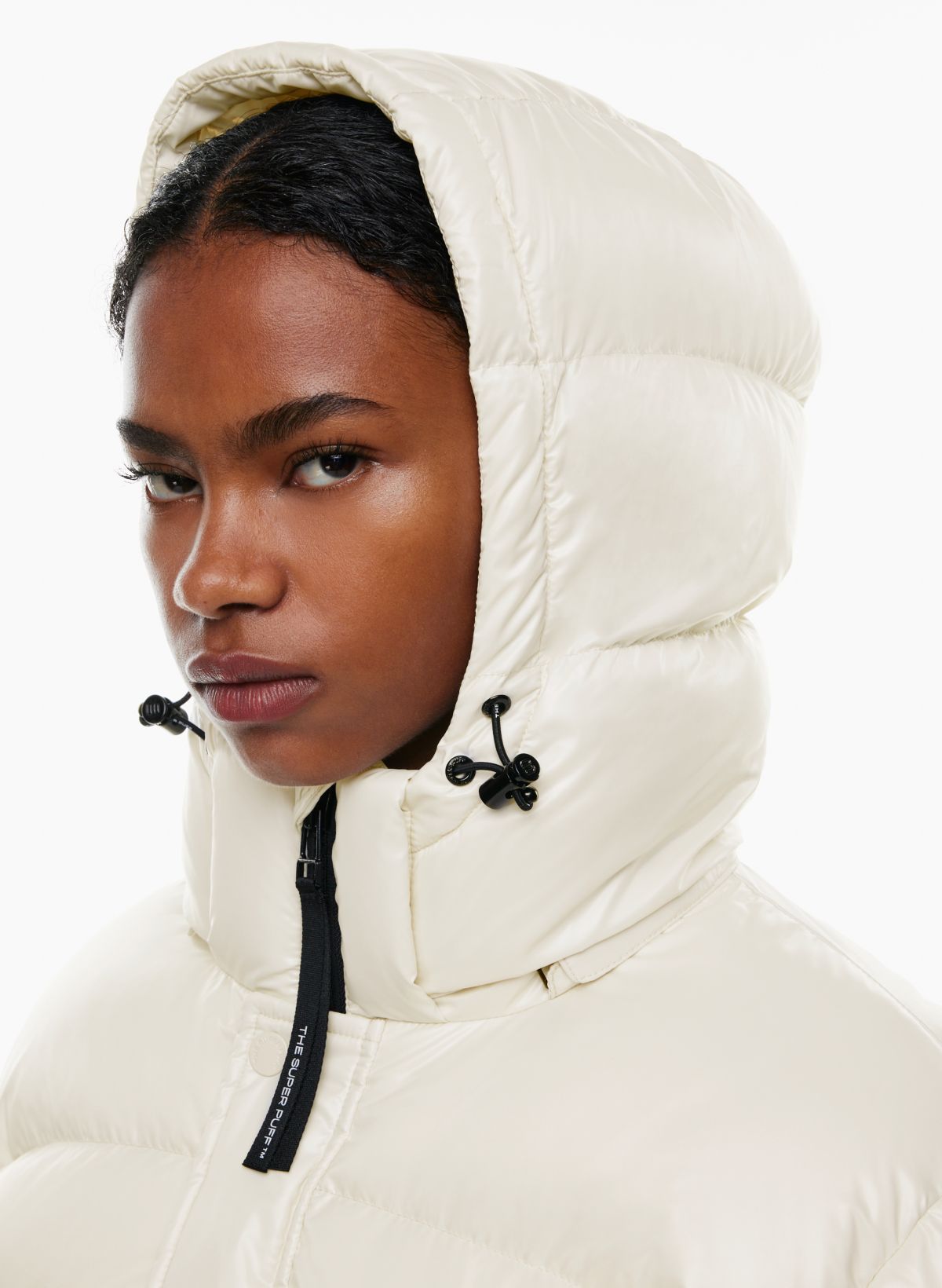 Aritzia deals silver puffer