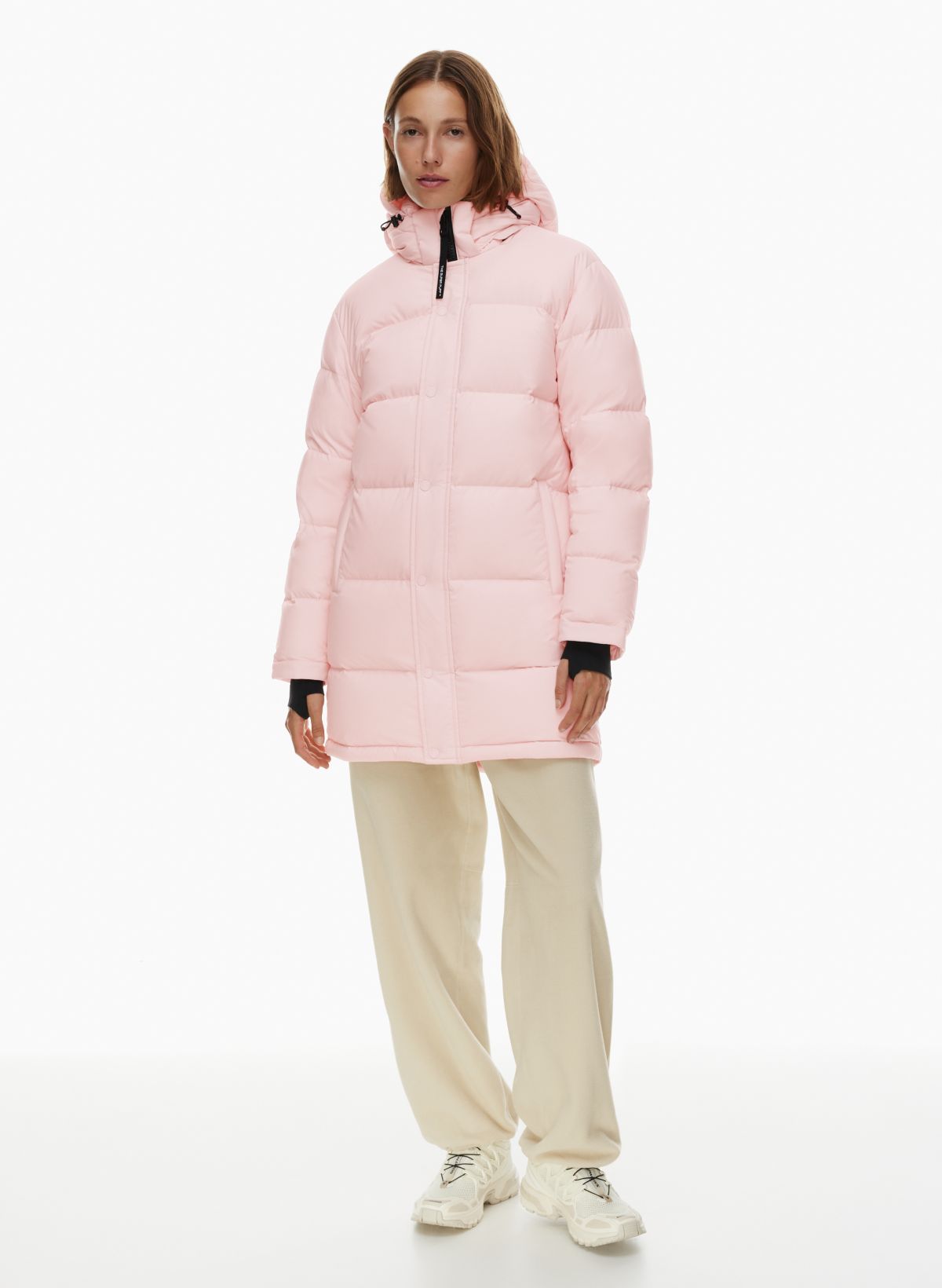 Alaska Glossy Midi Puffer Jacket