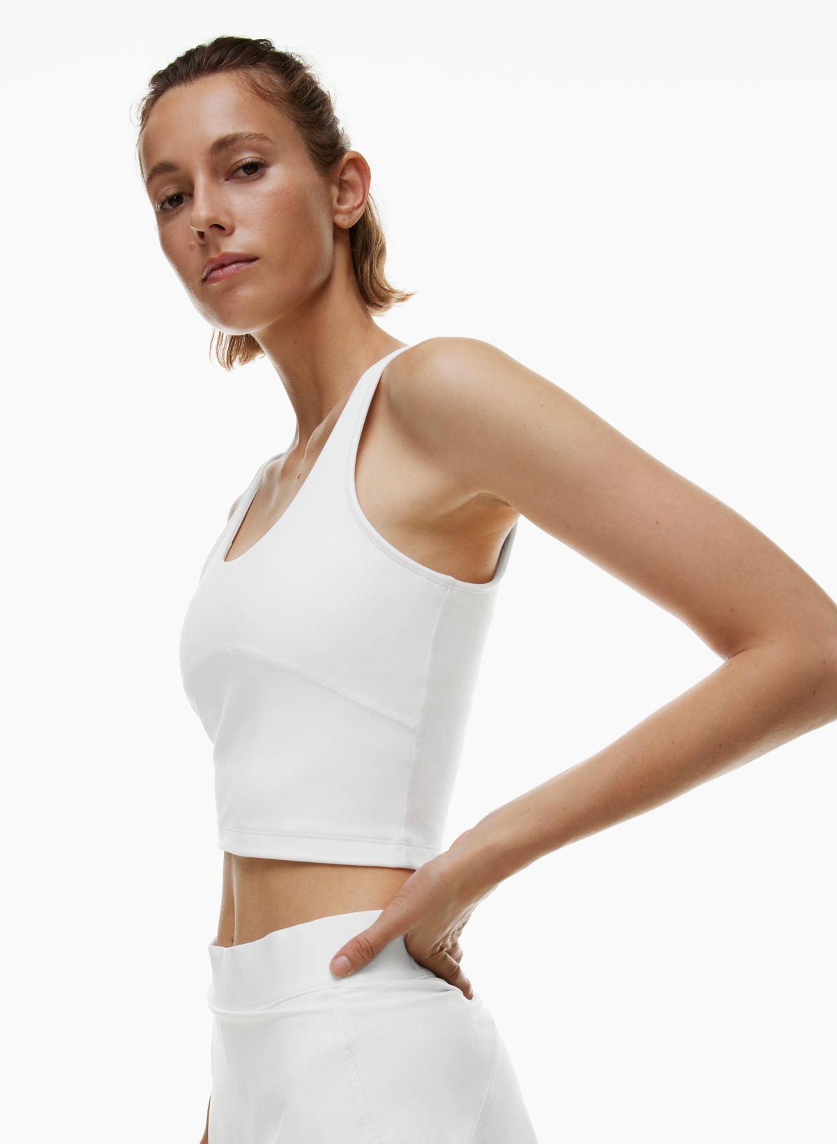 Sports Tanks Women Seamless Slim Short Sleeveless T Shirt Half