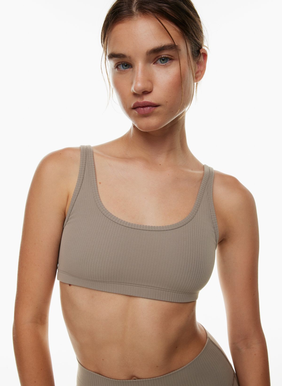 Aritzia one discount shoulder bra top