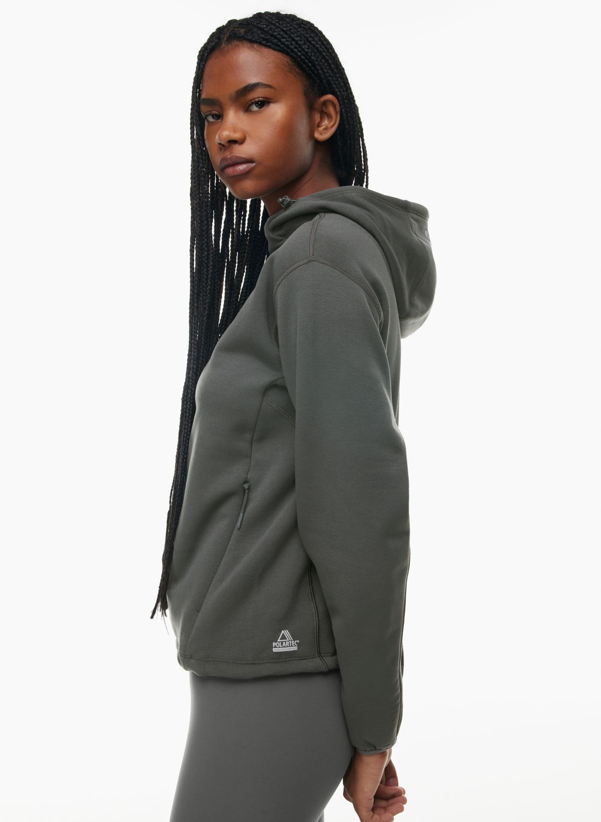 adidas Crop Full-Zip Loungewear Hoodie - Grey | Women's Lifestyle | adidas  US