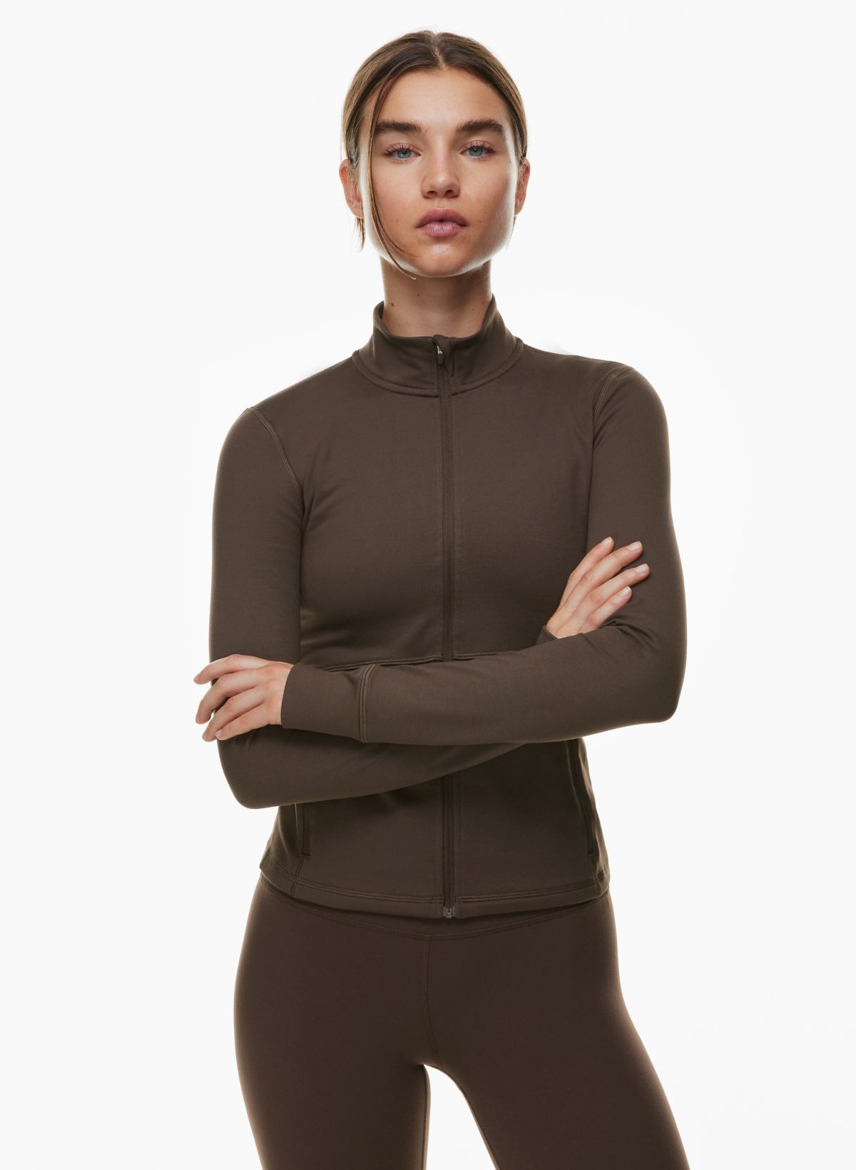 Thermal zip best sale hoodie aritzia