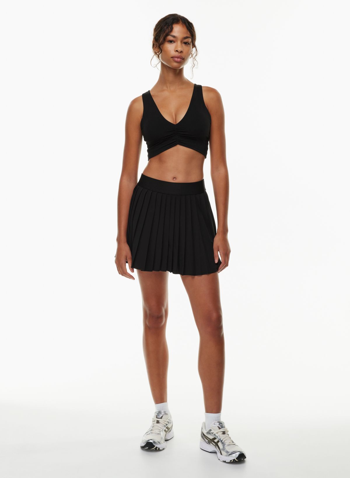 Black tennis mini outlet skirt