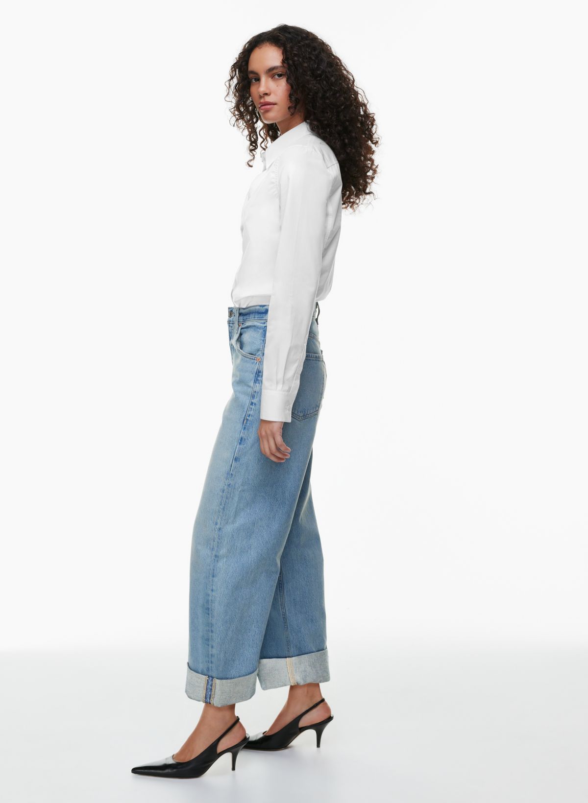 Ayla Linen Pants White Tall