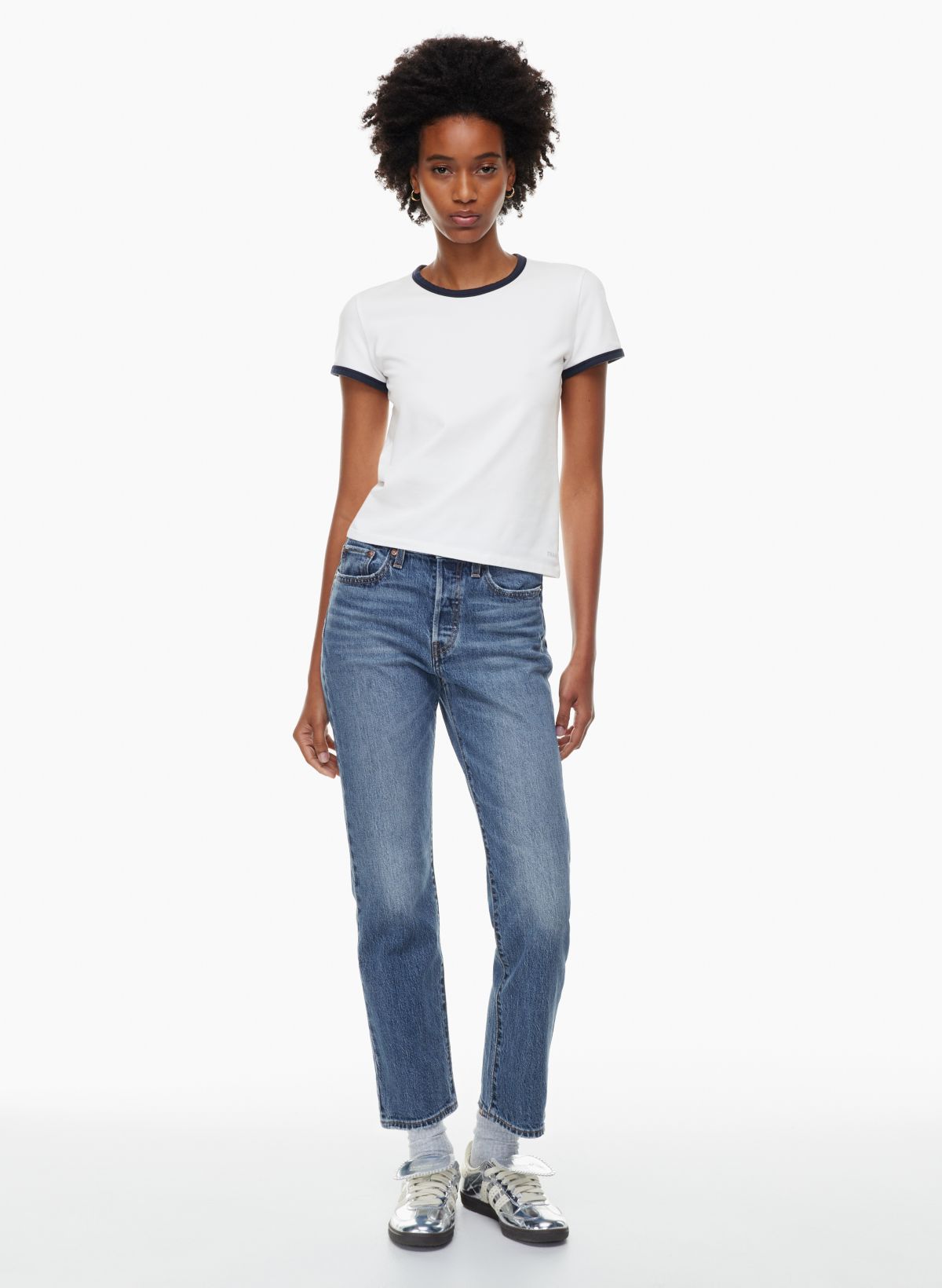 Levi's Wedgie High Rise Straight Fit Jeans