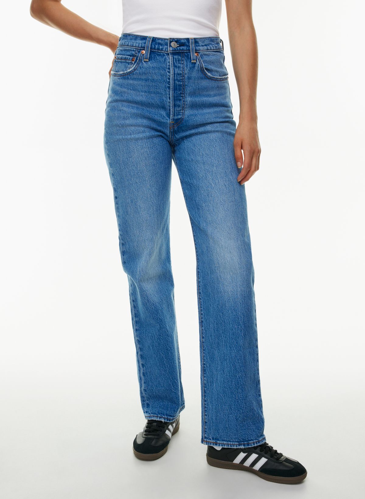 Levi's ribcage super cheap high rise jeans