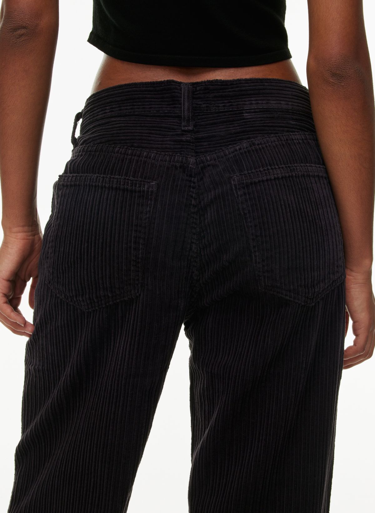 Black cord hot sale mom jeans