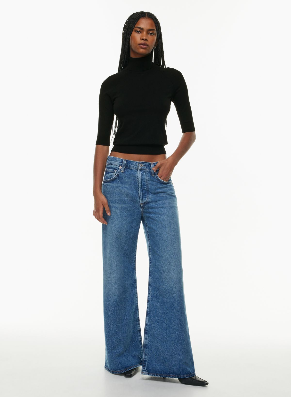 Slouchy jean sales