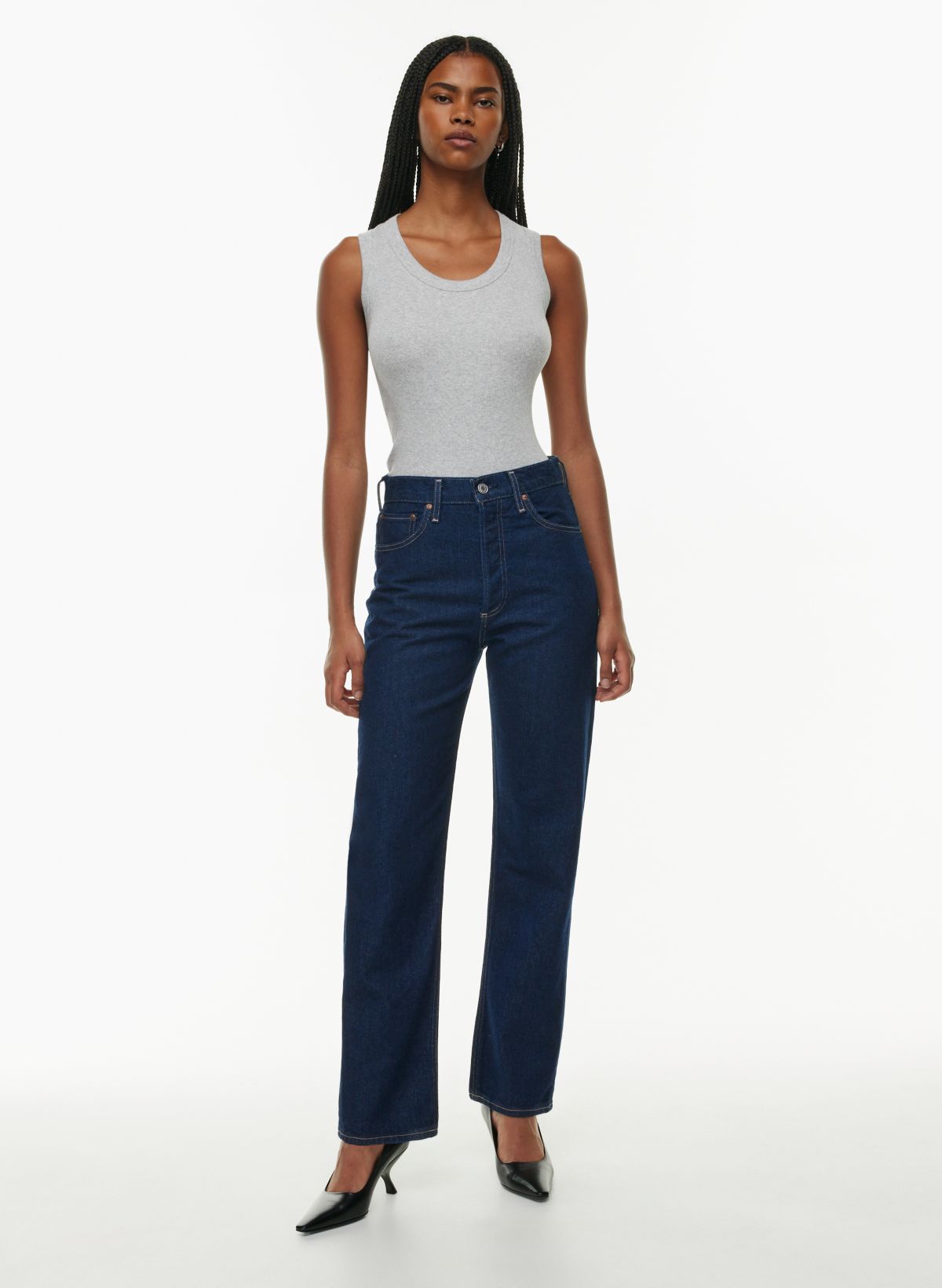 AGOLDE + NET SUSTAIN '90s Pinch Waist high-rise straight-leg