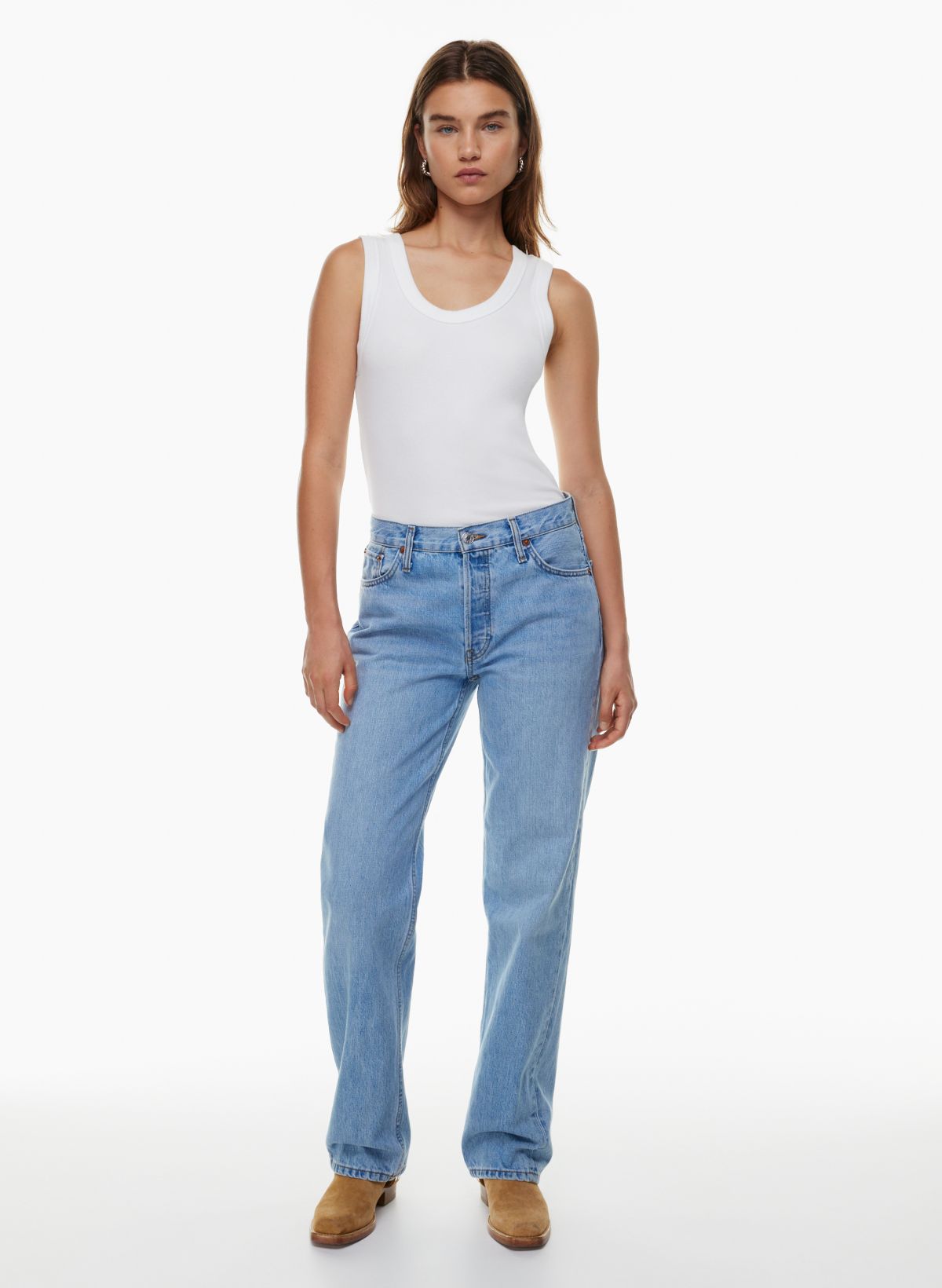 Long store boyfriend jeans