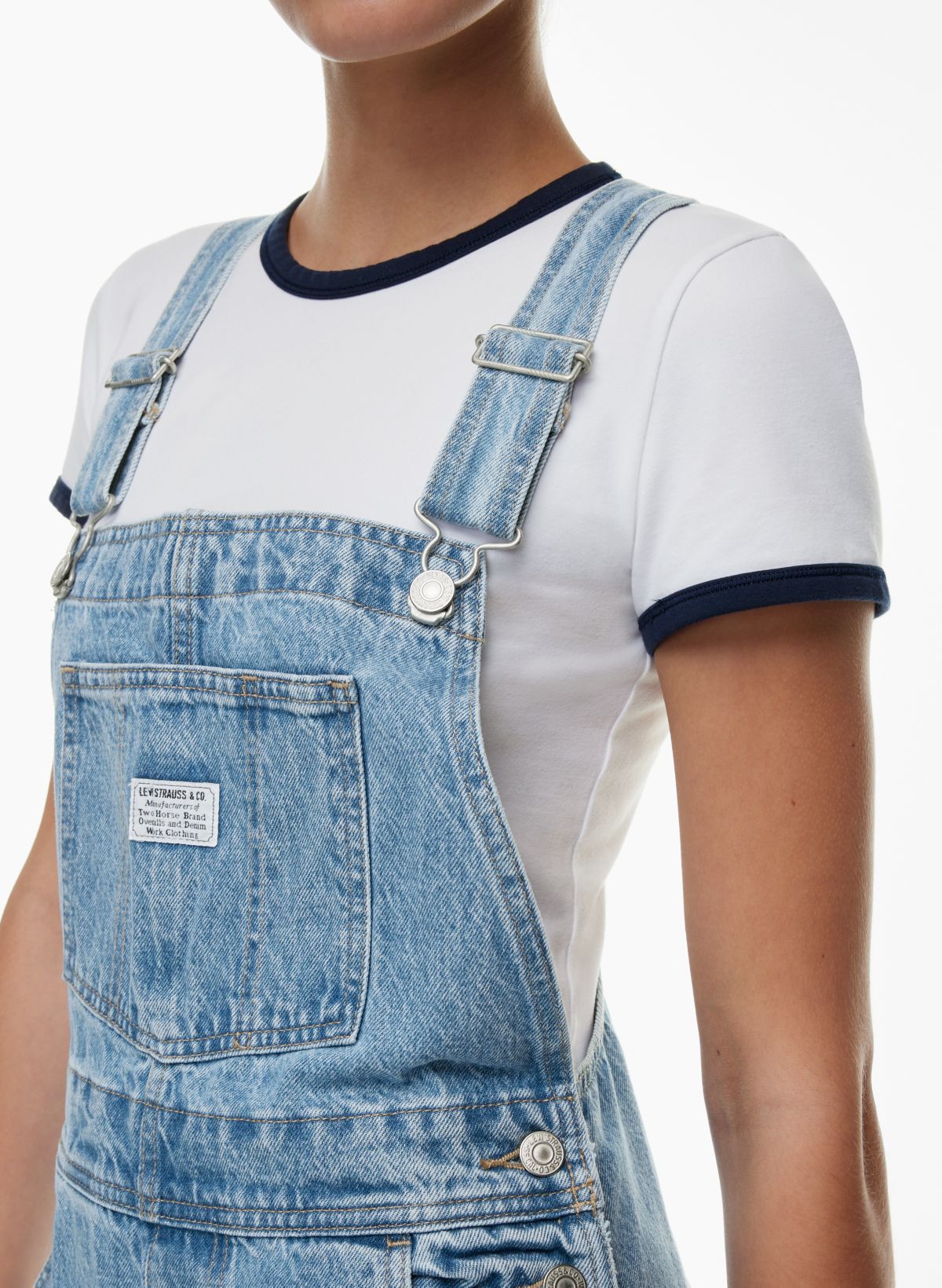 Vintage Denim Overalls - Blue