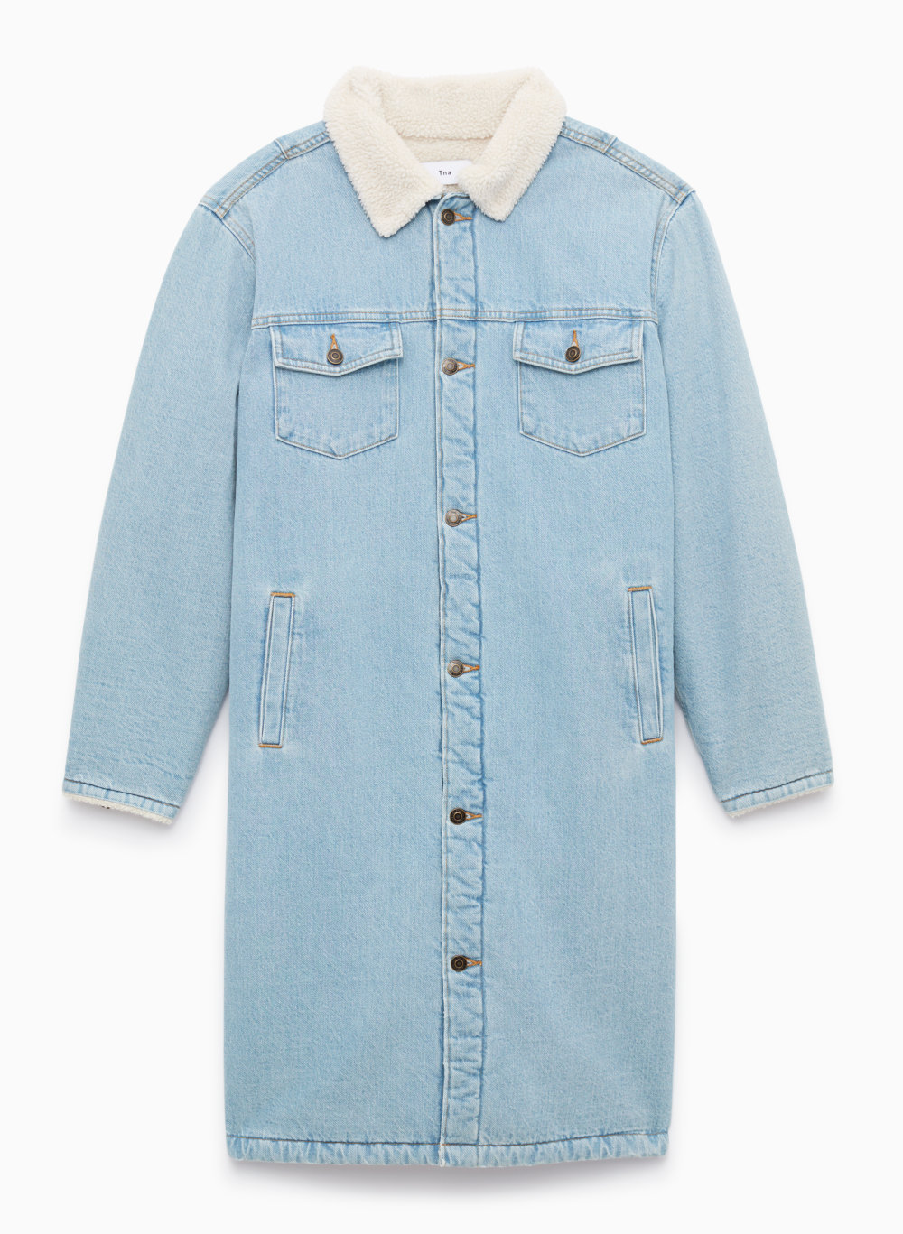 tna murad denim coat