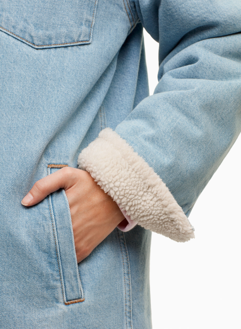 tna murad denim coat