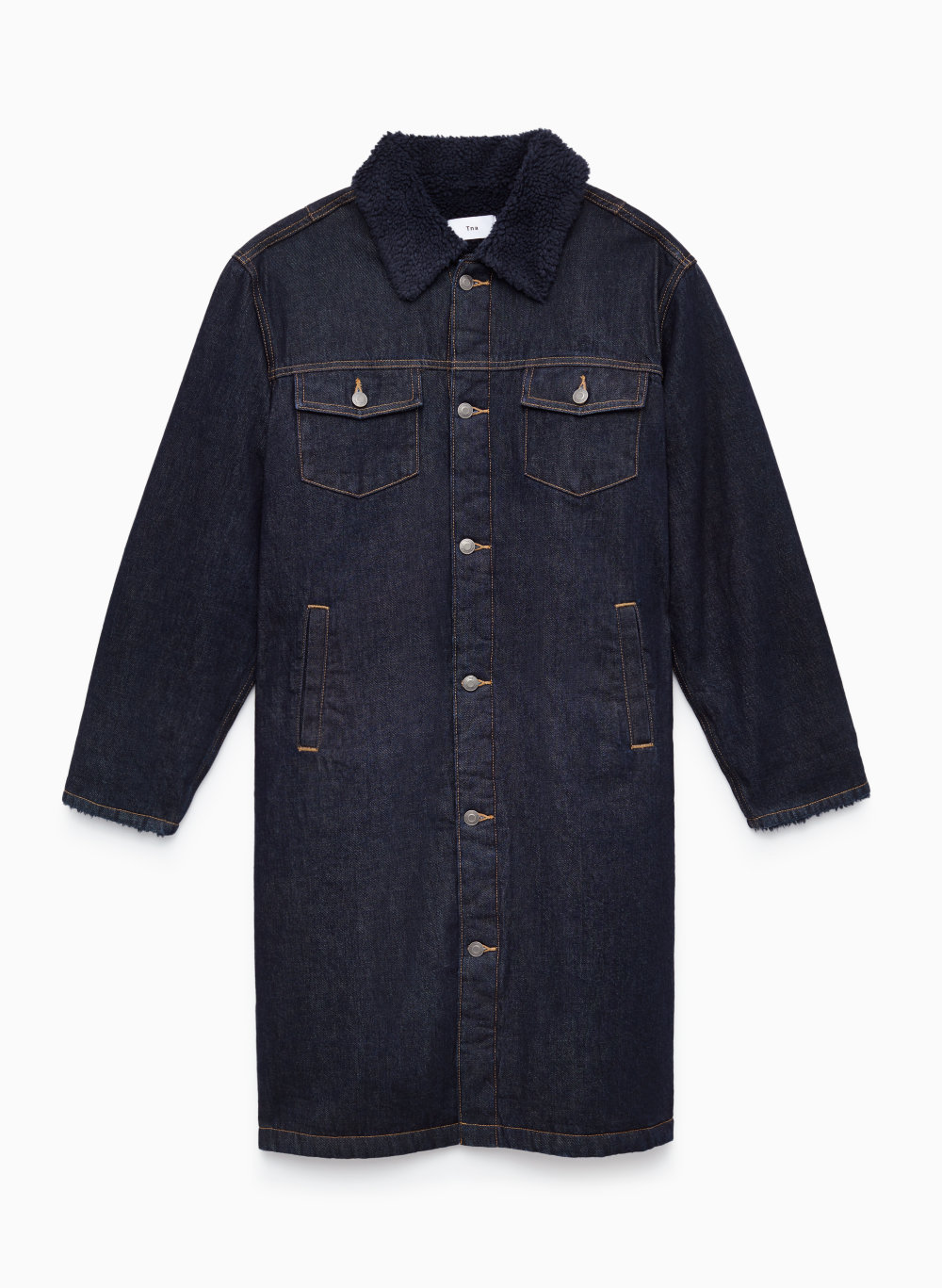 tna murad denim coat