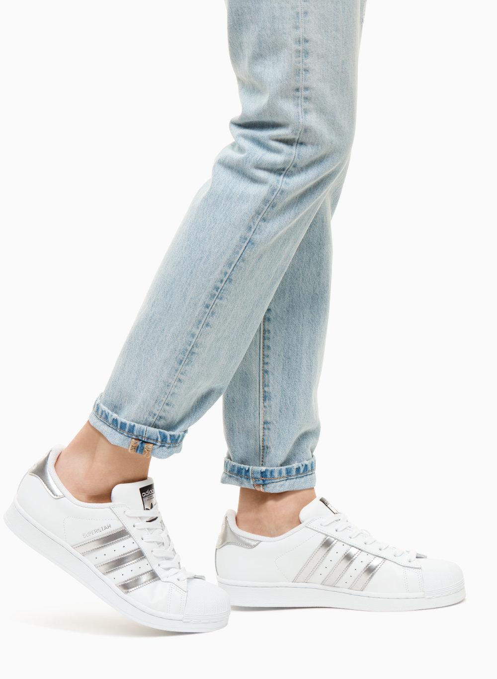Womens Cheap Adidas Superstar Athletic Shoe white 436265