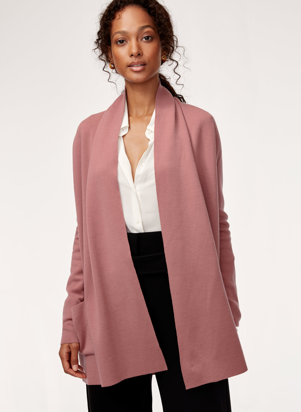 aritzia beekman cardigan