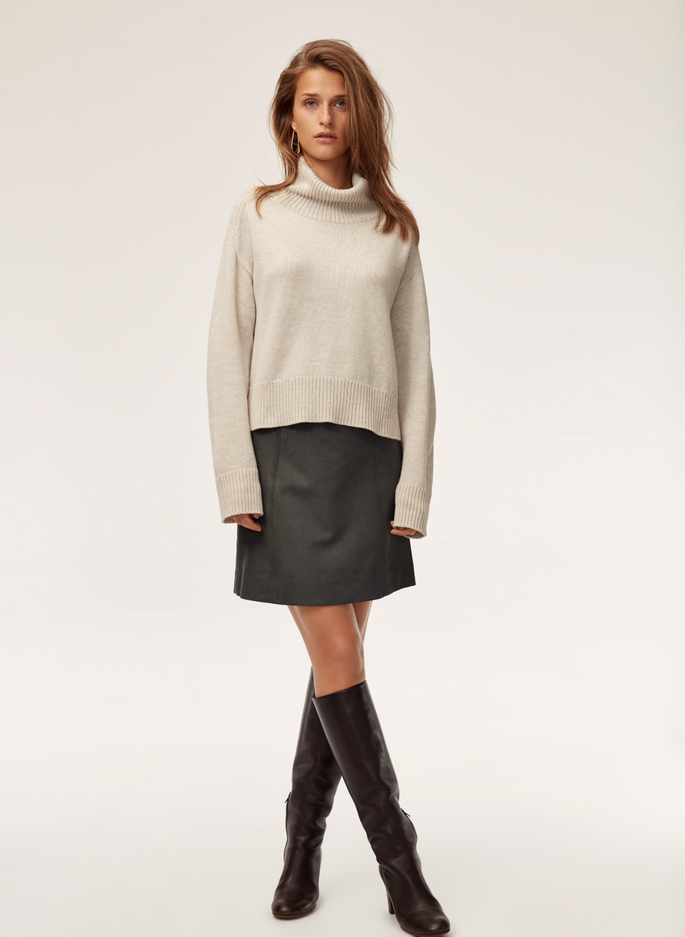 babaton modern mini skirt