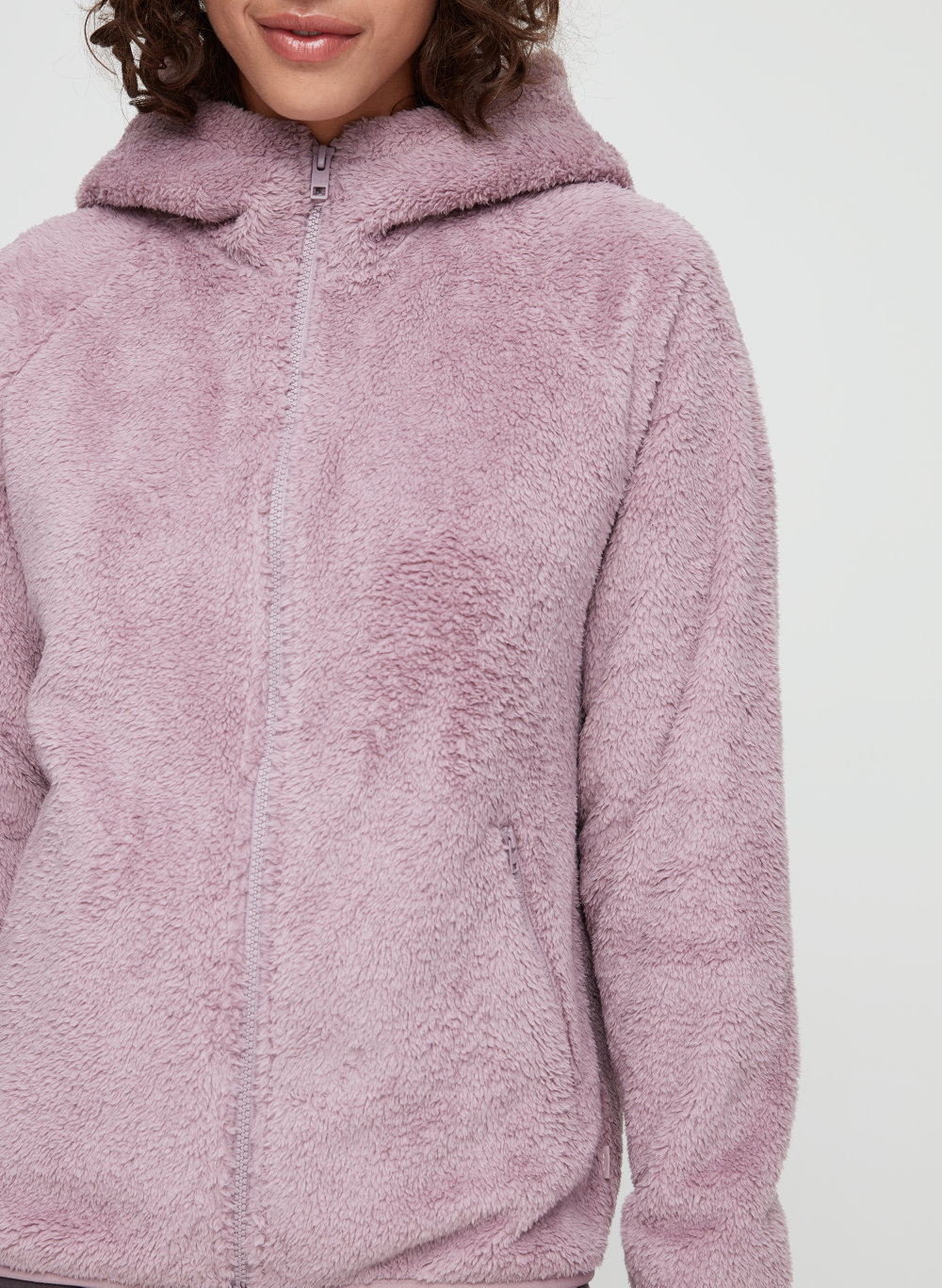 aritzia teddy hoodie