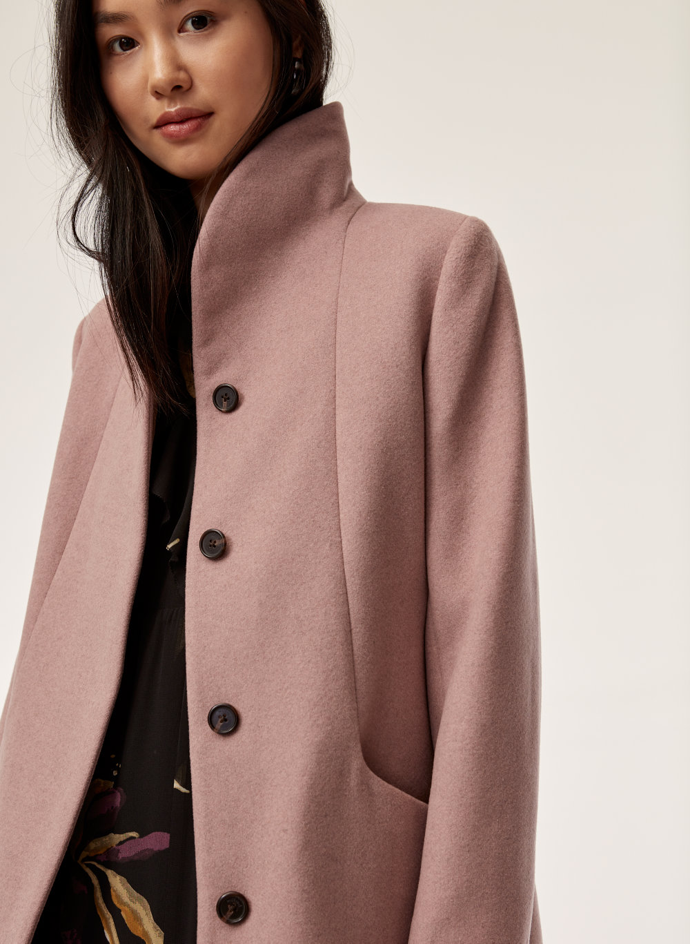 aritzia wilfred cocoon coat review