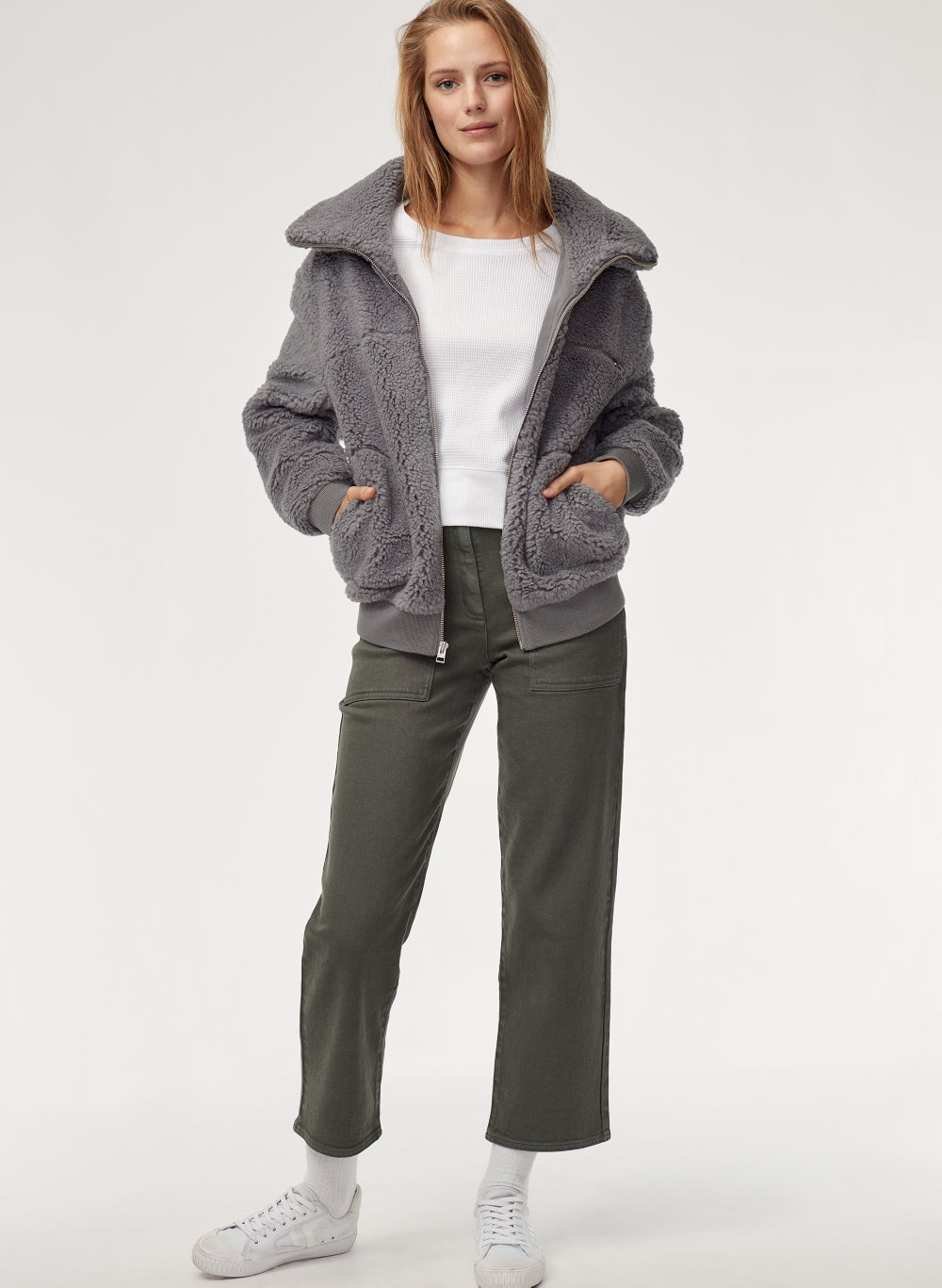 aritzia teddy jacket