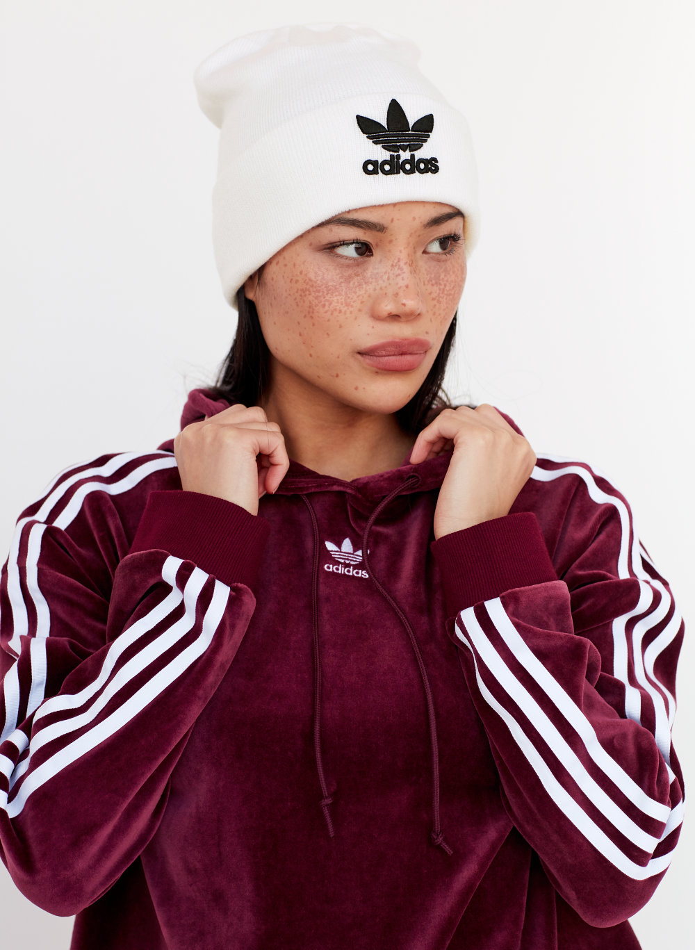 adidas beanie trefoil