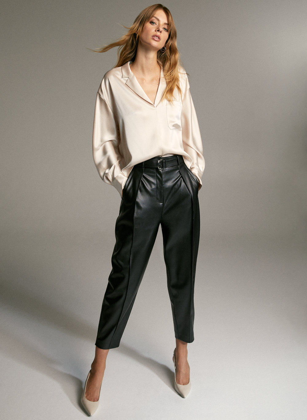 aritzia leather pants