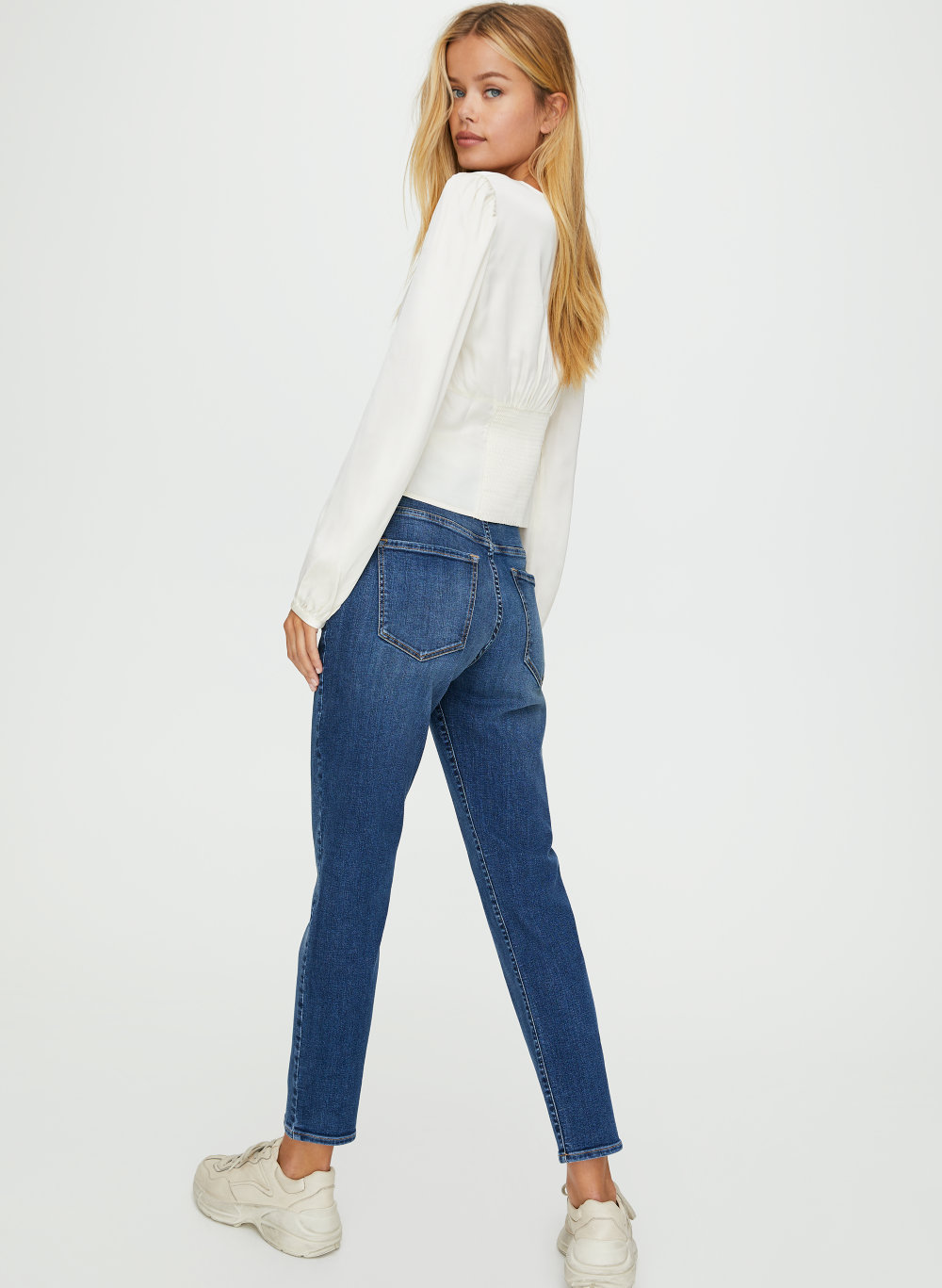 jeans high rise slim
