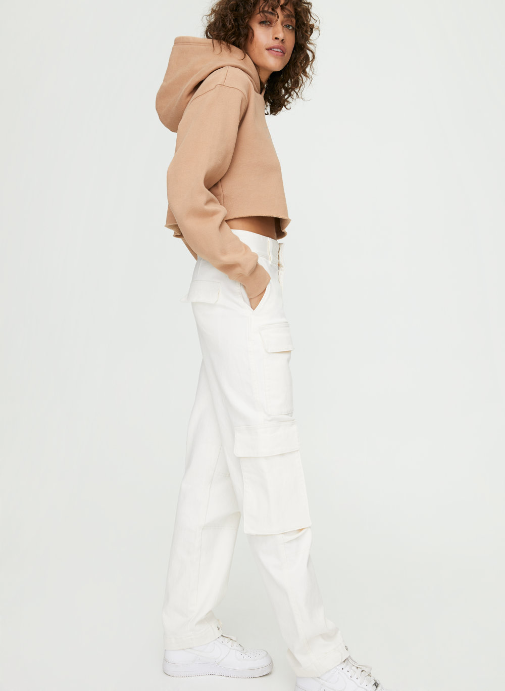 aritzia cropped hoodie