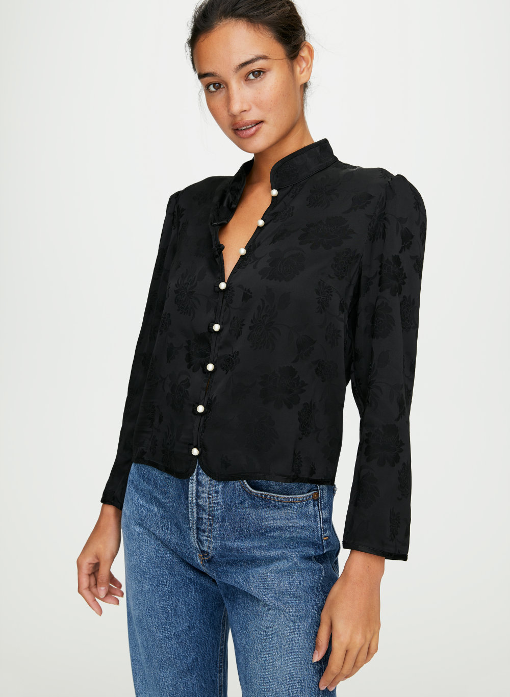 Wilfred BAROQUE BLOUSE | Aritzia US