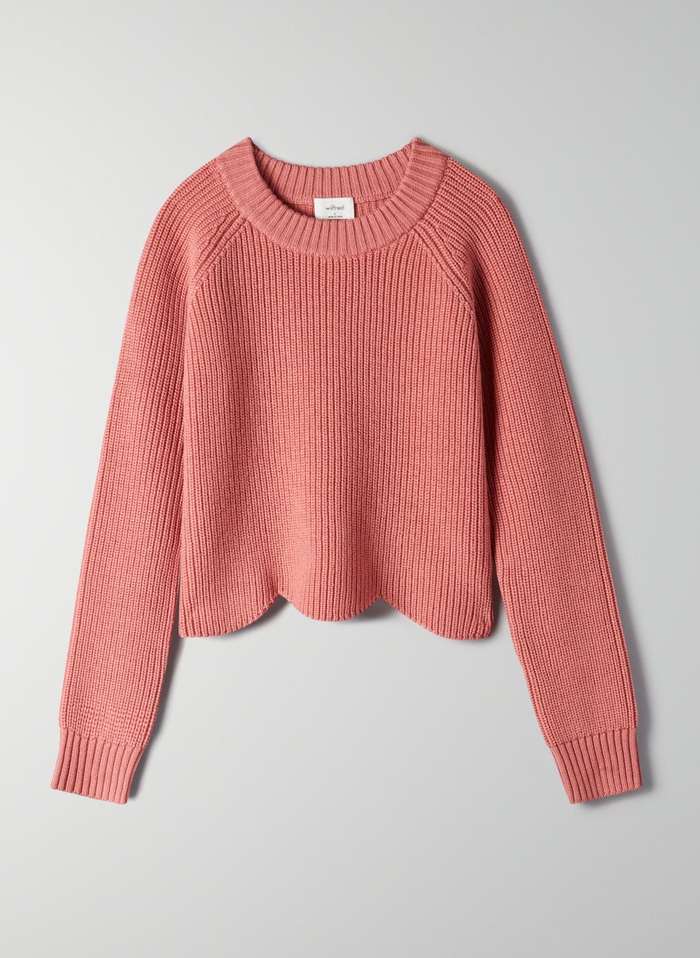 aritzia scalloped sweater