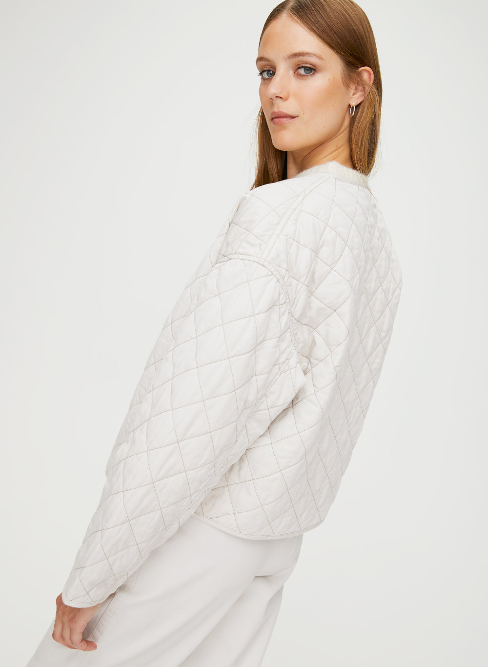 Wilfred Free QUILTED BOMBER JACKET | Aritzia INTL
