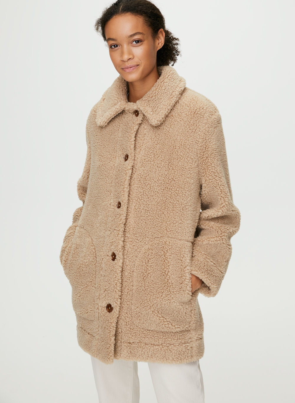 aritzia teddy jacket