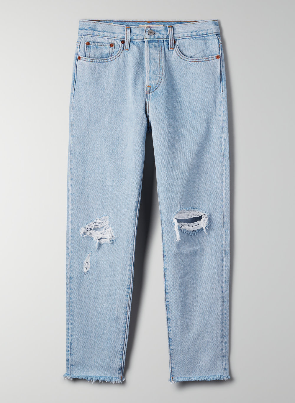 wedgie fit light wash high rise jeans levi's