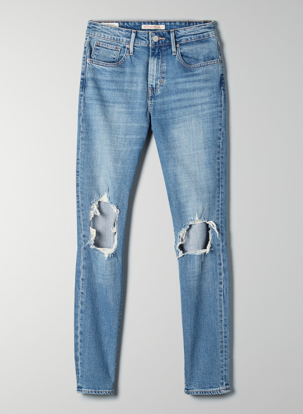 levi's 721 skinny jeans in rugged indigo