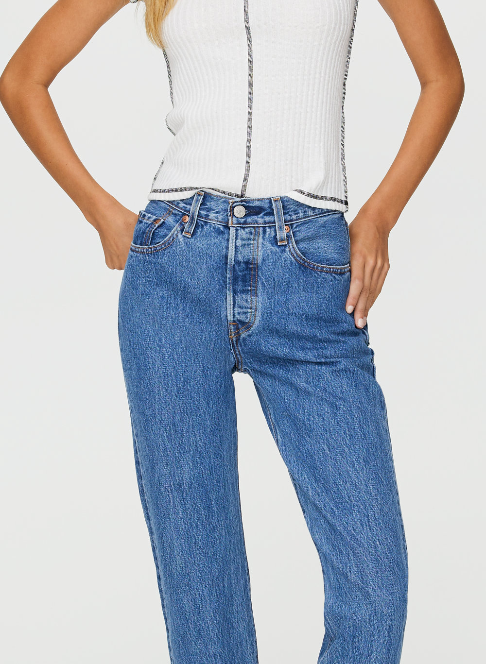 jeans 501 crop lost cause